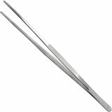 Extra 30cm / 12 inch Long Stainless Steel Tweezers with Precision Serrated End for Aquaristik, Gardening, Kitchen, Industrial Work and Use