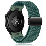 Braided Strap for Samsung Galaxy Watch 6 4 classic/5 Pro 45mm 47mm 43mm 44mm 40mm Magnetic Strap Without Gap Galaxy Watch 6 Strap Rainforest Green Rainforest Green watch 4 40mm 44mm