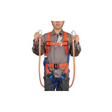 Full Body Harness Fall Protection Kit for Belt, Safety Belt, Rescue Rope - Front View
