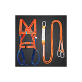 Full Body Harness Fall Protection Kit for Belt, Safety Belt, Rescue Rope - 45-Degree Angle