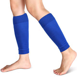 Football Socks Sleeves Football Shin Guards Sleeves, Shin Guards Grip Socks Leg Sock Sleeve for Unisex Children, Youth - 45-Degree Angle