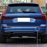 Rear Bumper Towbar Hatch, Eye Cover, Cover Compatible with VOLVO XC60 2018-23 39849034 31449210 Agate Black - Side View