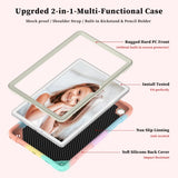 Butterfly Shockproof Hybrid Case Compatible with Samsung Galaxy Tab A9 Plus 463