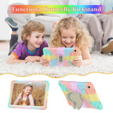 Butterfly Shockproof Hybrid Case Compatible with Samsung Galaxy Tab A9 Plus 463 - Top-Down View