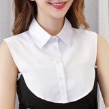 pcs women's collar insert women, removable collar - Top-Down View