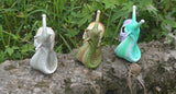 1-Pack Skeleton Snail Skull Sculpture Gothic Garden Home Decor, ZQKLA - Top-Down View