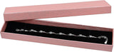 925 Sterling Silver Bracelet With Shiny White Zirconia For Women And Girls - Top-Down View