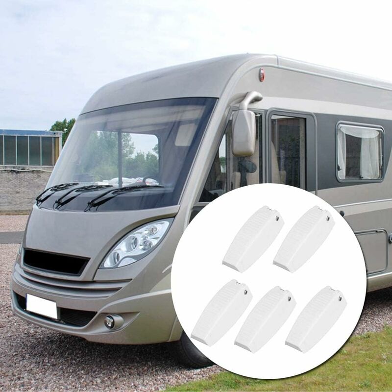 RV Door Lock, Qiilu RV Door Buckle for Camping Vehicle Door Lock for Travel Luggage in Motorhome