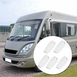 RV Door Lock, Qiilu RV Door Buckle for Camping Vehicle Door Lock for Travel Luggage in Motorhome