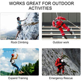 10M Safety Rope Nylon Braided Safety Rope Anti-tear Climbing Rescue Rope, 10mm Diameter Rope for Hiking