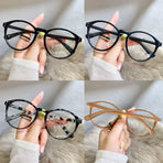 Brown Black Leopard Print Anti Blue Light Glasses Women Men Computer Glasses leopard print