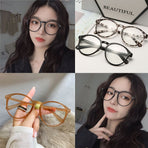 Brown Black Leopard Print Anti Blue Light Glasses Women Men Computer Glasses leopard print