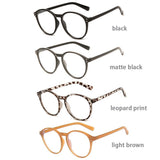 Brown Black Leopard Print Anti Blue Light Glasses Women Men Computer Glasses leopard print - 45-Degree Angle