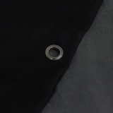 Black Shower Curtain Solid Color Waterproof Mildew Resistant Shower Cu - 45-Degree Angle