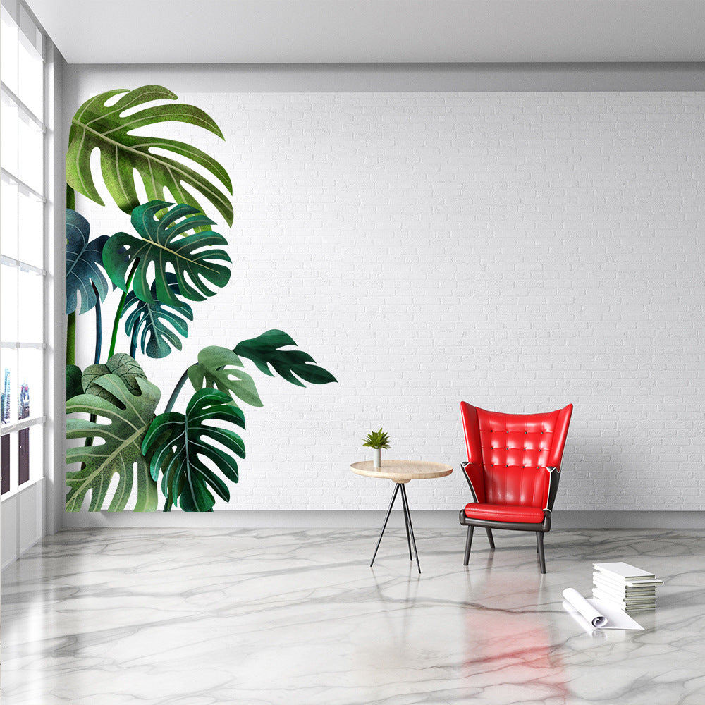Green Plant Wall Sticker Tropical Wall Sticker, Plant Stickers, DIY