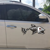 2pcs/set Fishing Boat Decals Sticker Car Decal Boat Decals for Kayak Fishing Car Reflective Decals Accessories 25*13cm