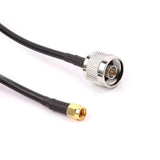 male to RP-SMA male RG58 pigtail cable RF coaxial cables 3m - 45-Degree Angle