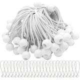 50 elastic rubber straps with balls for marquees, tents, banners, tarpaulins