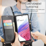 CaseMe Skin Pro Case Samsung A53 5G Black - Top-Down View