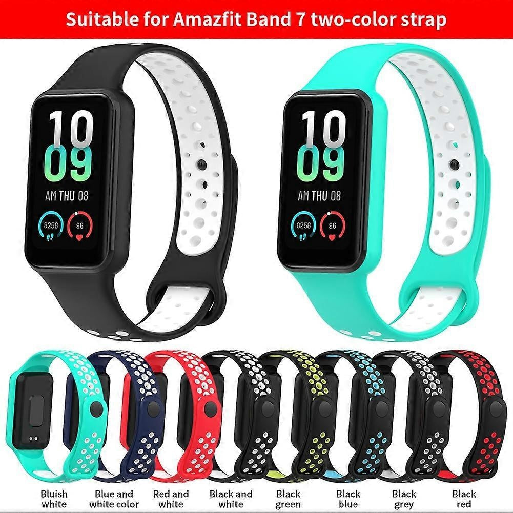 Bracelet for Amazfit Band 7 Smart Accessories Silicone Adjustable Wristband Replacement Sports Bracelet for Amazfit Band 7 Watch-Perfect A2381_tfrf A2381