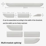 Threshold strip for robot vacuum cleaner, white