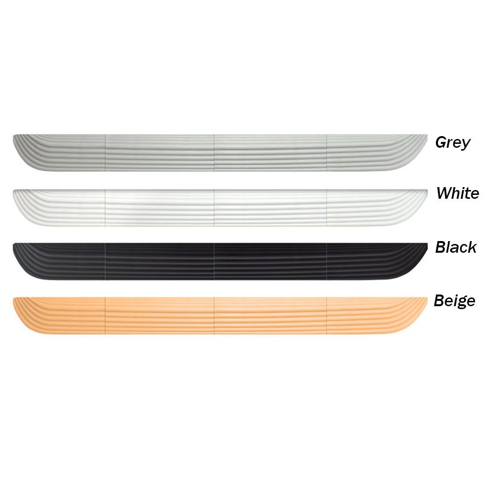 Threshold strip for robot vacuum cleaner, white
