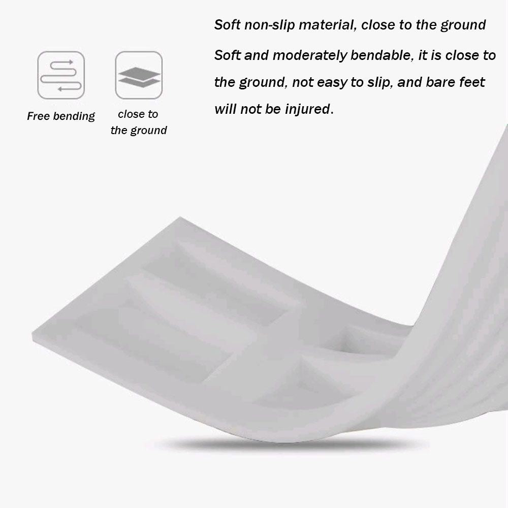 Threshold strip for robot vacuum cleaner, white