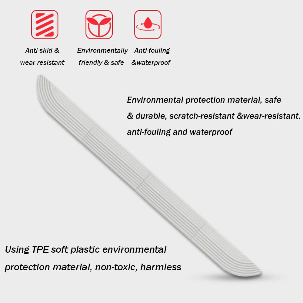 Threshold strip for robot vacuum cleaner, white