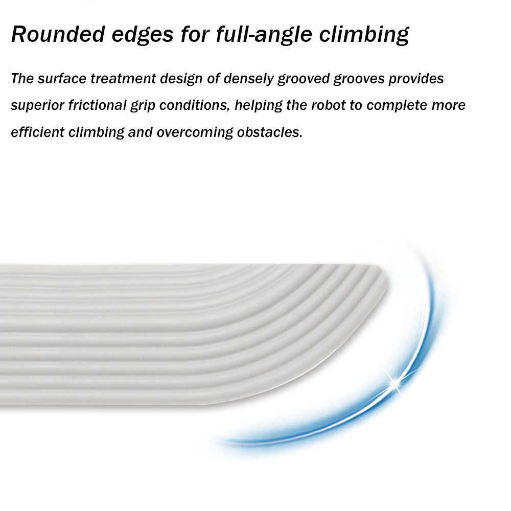 Threshold strip for robot vacuum cleaner, white