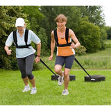 Sled Harness Tire Pull Harness Fitness Resistance Training Workout - Front View