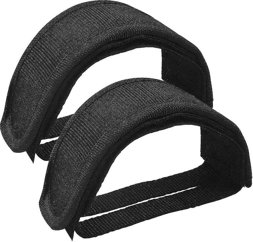 Pair Universal Bicycle Pedal Straps, Adjustable Non-Slip Double Adhesive Pedal Toe Clips Nylon Pedal Straps, Bicycle Pedal Accessories