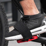 Pair Universal Bicycle Pedal Straps, Adjustable Non-Slip Double Adhesive Pedal Toe Clips Nylon Pedal Straps, Bicycle Pedal Accessories