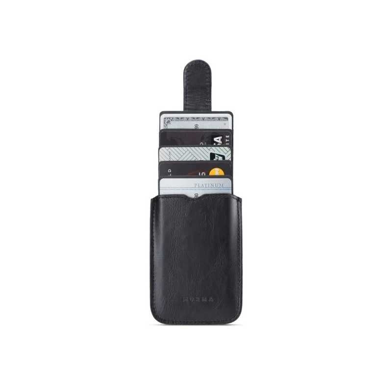 Self-adhesive RFID Card Holder for Mobile Phone - MUXMA Black