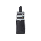 Self-adhesive RFID Card Holder for Mobile Phone - MUXMA Black - Side View