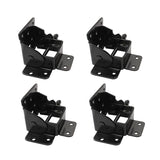 pcs Folding Table Hinge Furniture Leg Hinge Self-Locking Hinge Foldable Support Hinge Black M