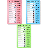 pcs checklist board - daily schedule to do list board memo - plastic chores chart with slider portable to do list for - Side View