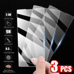 3pcs 0.26mm 2.5D Tempered Glass Screen Protector Compatible with Sony Xperia 1 III