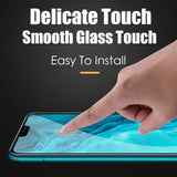 3pcs 0.26mm 2.5D Tempered Glass Screen Protector Compatible with Sony Xperia 1 III - Top-Down View