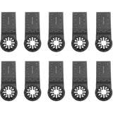 10pcs Oscillating Saw Blades, Oscillating Multitool Accessory Set, Universal Saw Blade for Dremel, Bosch, Makita, Fein
