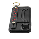 Compatible with iPhone 11 Armband Wallet Leather Phone Case-tfrf - Side View