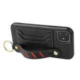 Compatible with iPhone 11 Armband Wallet Leather Phone Case-tfrf - Top-Down View
