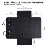 Dog Car Accessories - Dog Car Trunk Protector with Universal Side Protection - Extra Heavy Duty Dog Protection Mat, 185 x 103 cm Trunk Protector for All Cars - Front View