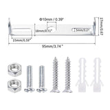 4-pack 95mm Ceiling Light Bracket - Compatible with Chandeliers & Pendant Lights - Holders & Accessories