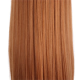 Hairdressing Mannequin Head Light Brown Hair Braid Styling Training Doll Head (with Makeup)