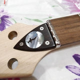 Wood blank ebony wood wood glossy fade-resistant musical instrument ebony blank DIY material 2 pcs