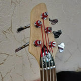 Wood blank ebony wood wood glossy fade-resistant musical instrument ebony blank DIY material 2 pcs - Side View