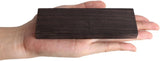 Wood blank ebony wood wood glossy fade-resistant musical instrument ebony blank DIY material 2 pcs - 45-Degree Angle