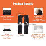 Volleyball Knee Pads & Arm Guards, Equipment with High Protection Plate Volleyball Knee Pads Thumb Hole Arm Guards for Women Teenage Girls Training