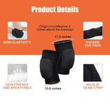 Volleyball Knee Pads & Arm Guards, Equipment with High Protection Plate Volleyball Knee Pads Thumb Hole Arm Guards for Women Teenage Girls Training - Top-Down View