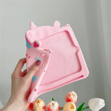 Kids Stand Case for Samsung Galaxy Tab S6 A7 Lite A8 A9 Plus 8.7 11 inch Cartoon Unicorn Silicone Tablet Protective Case JMDJS-S_tfrf JMDJS-SP Tab A9 Plus 11 inch - Top-Down View